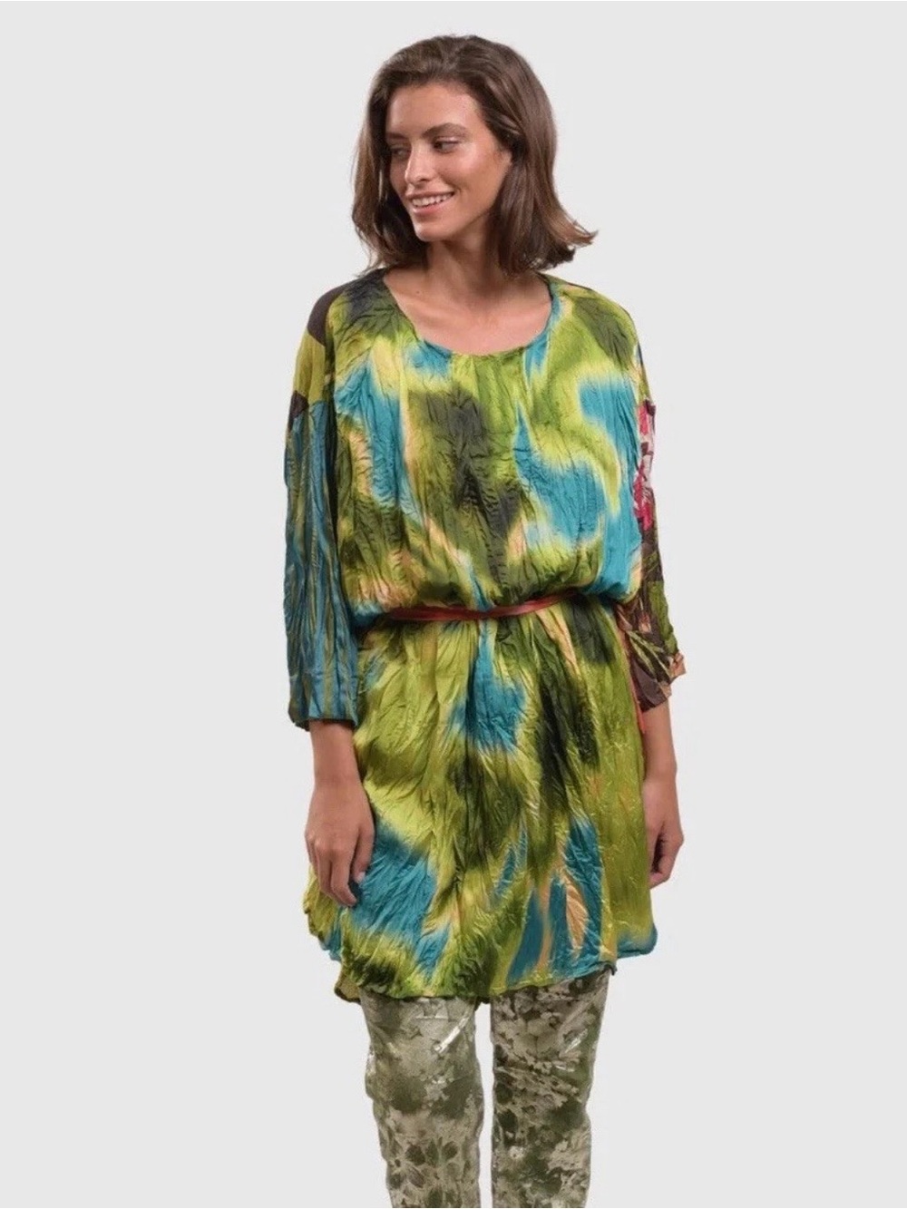 ALEMBICA dress for women
Fantasia Top Tunic Aqua Sz M Style
ST417A Aquamarine